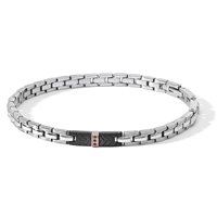 Bracciale Comete Uomo Faces in Acciaio chirurgico (316L) Zircone UBR 1184 - UBR 1184